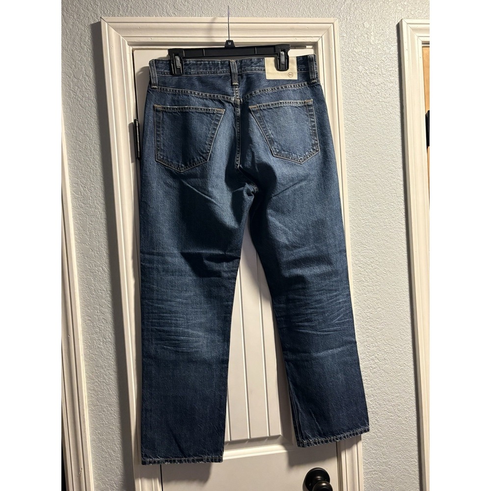 AG Adriano Goldschmied Jeans Mens 32 Blue The Turner Loose Crop AG-ed Denim - Picture 5 of 8